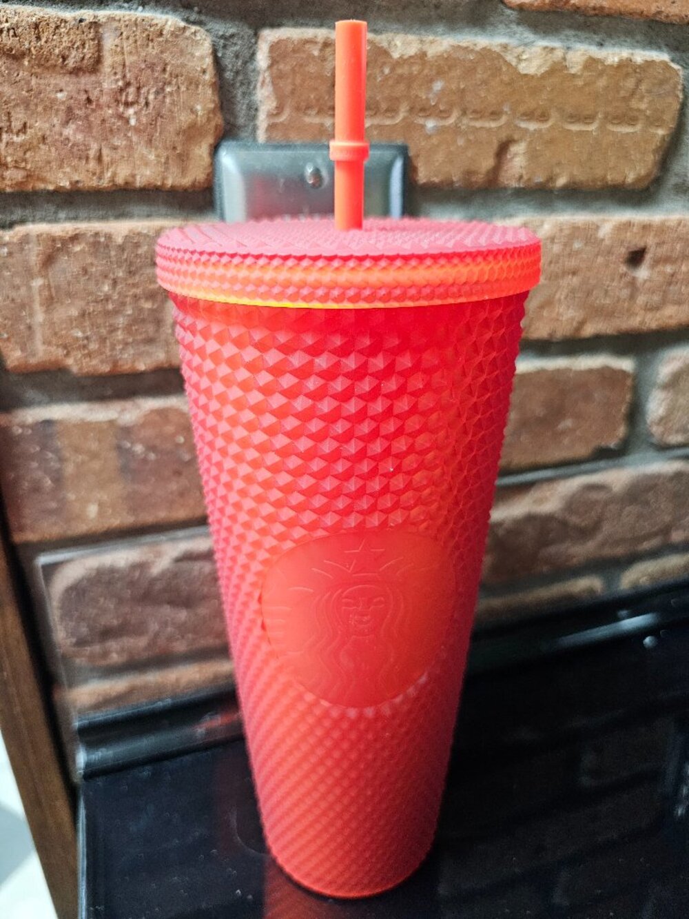 Starbucks 2020 Holiday Matte Red Studded Tumbler 24oz Venti Cold Cup NEW